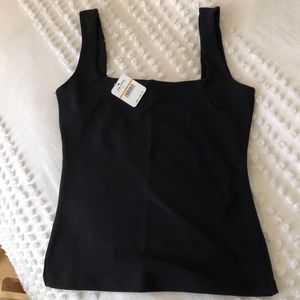 Free people black stretch tank size small. NWT